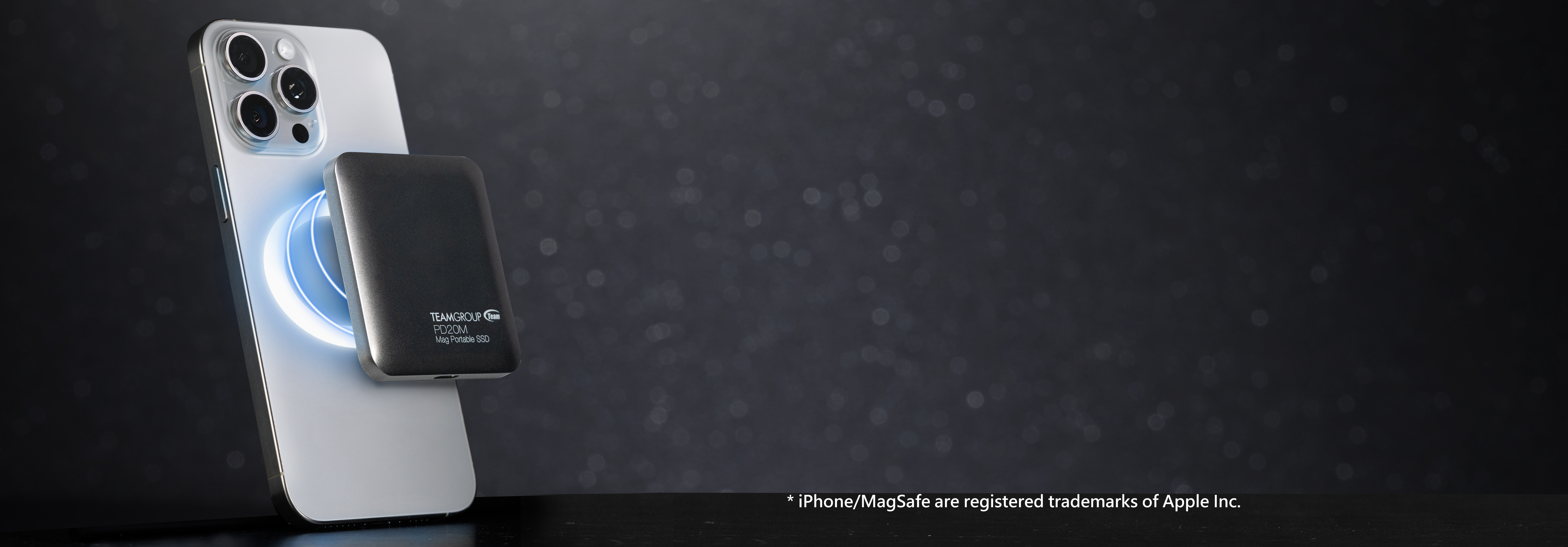 Exclusively developed by TeamGroup MagSafe-compatible Portable SSD with Exclusive-Patented Exclusively developed by TeamGroup MagSafe-compatible Portable SSD with Exclusive-Patented