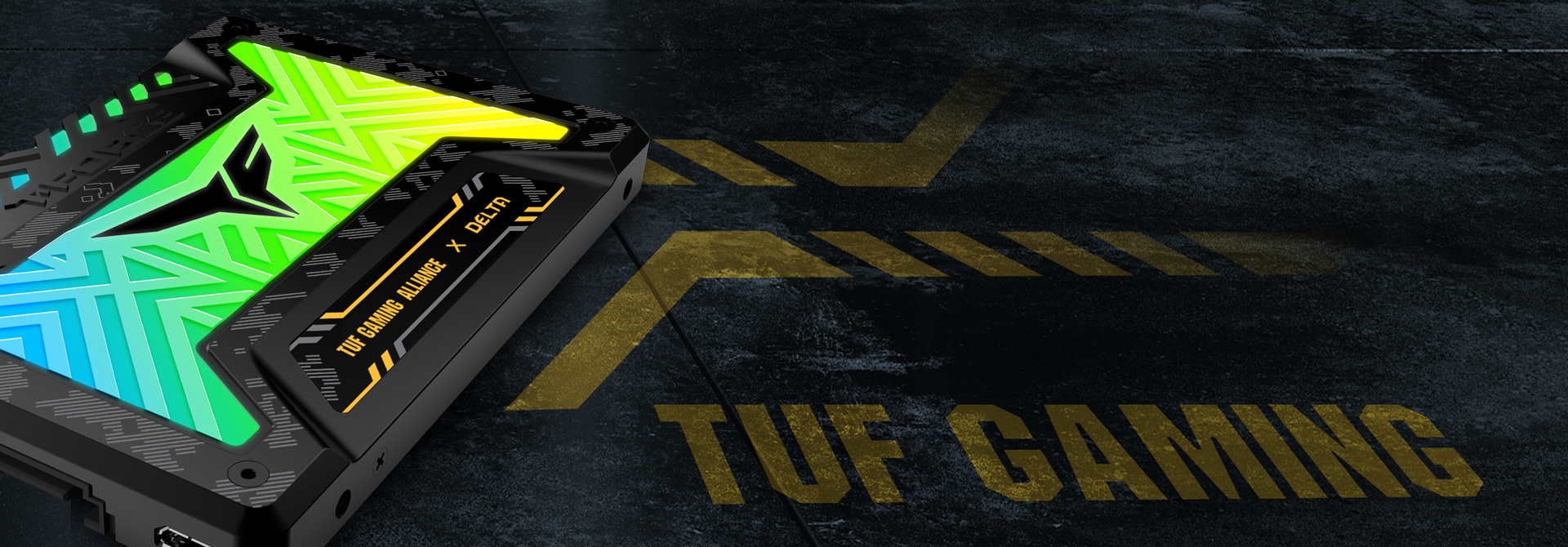 ASUS TUF Gaming Alliance certified RGB solid state drive ASUS TUF Gaming Alliance certified RGB solid state drive