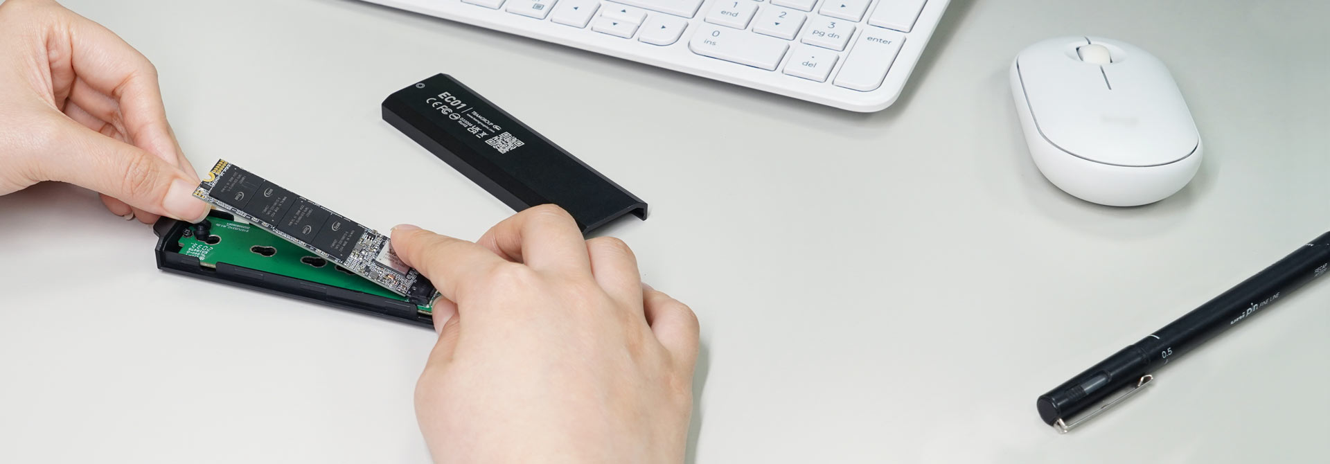 A new home for M.2 SSD. Tool-free design, easy to install A new home for M.2 SSD. Tool-free design, easy to install