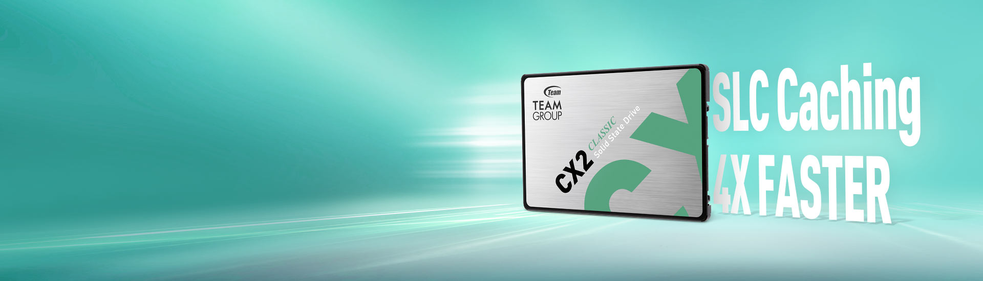 SLC Caching technology. Four times faster SLC Caching technology. Four times faster