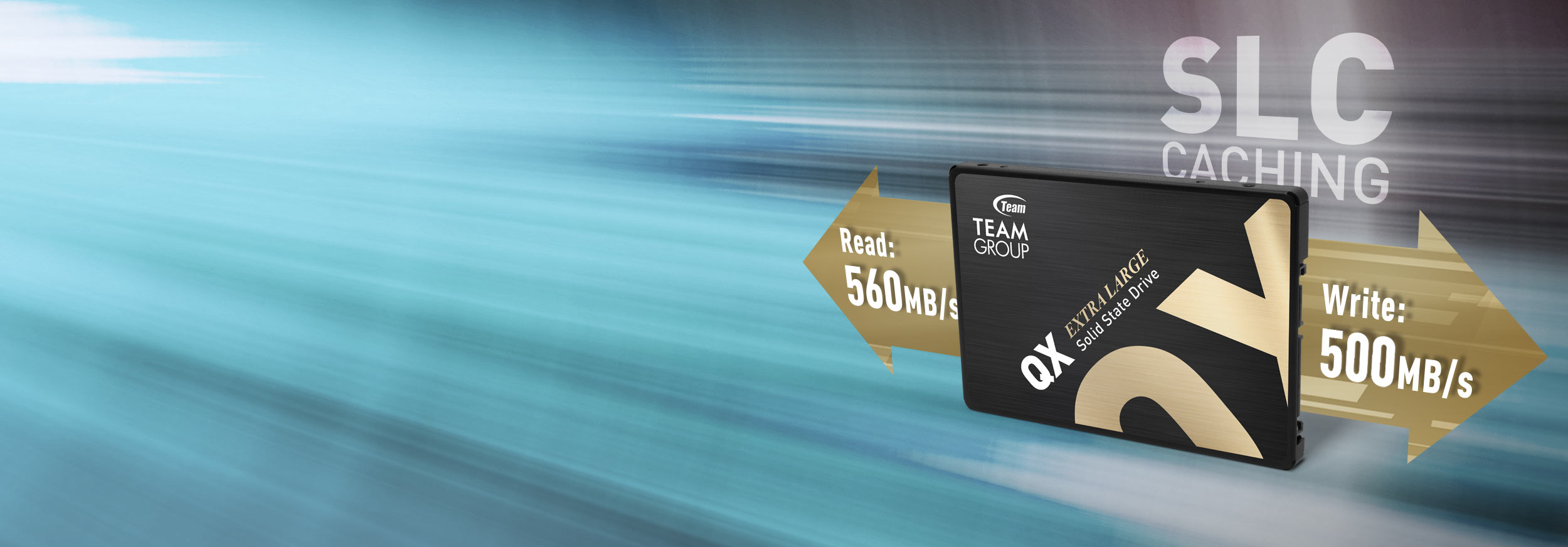 Supports powerful SLC Cache performance Supports powerful SLC Cache performance