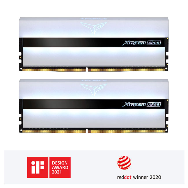 XTREEM ARGB DDR4 DESKTOP MEMORY WHITE