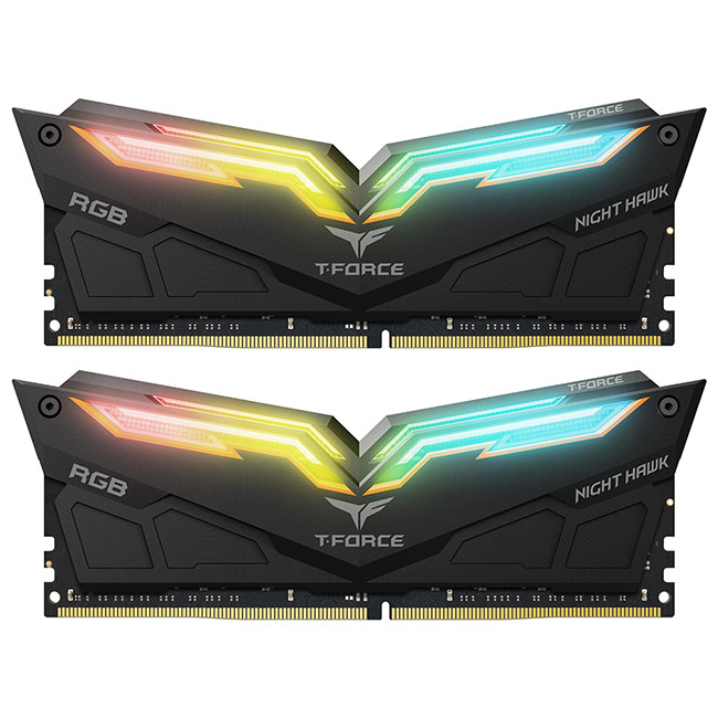 NIGHT HAWK RGB DDR4 DESKTOP MEMORY Gen1 BLACK
