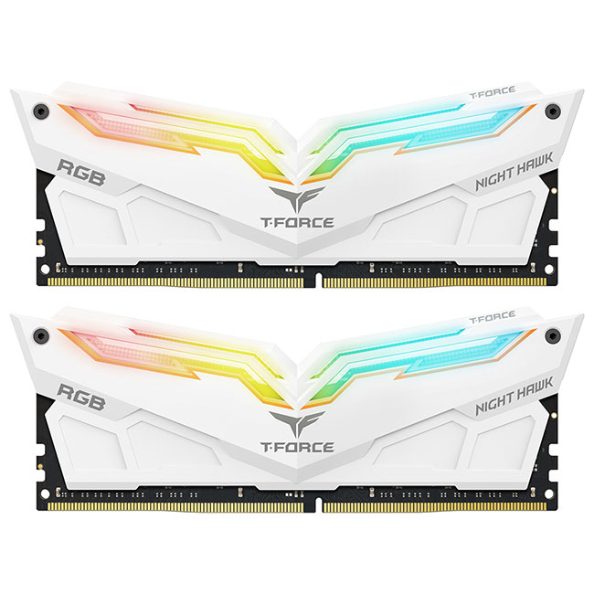 NIGHT HAWK RGB DDR4 DESKTOP MEMORY Gen1 WHITE