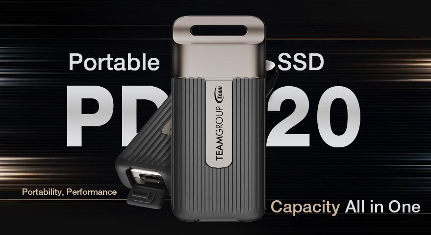 TEAMGROUP Launches the PD20 Mini External SSD - Portability, Performance, Capacity All in One