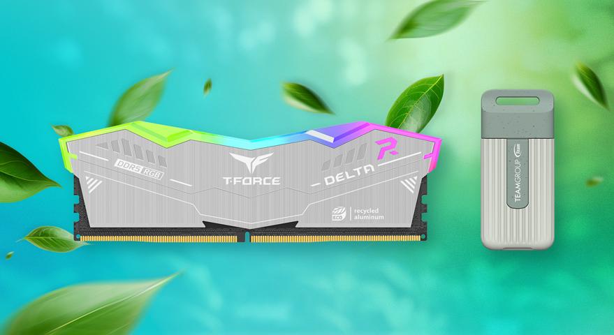 TEAMGROUP Launches The T-FORCE DELTA RGB ECO DDR5 Desktop Memory and The TEAMGROUP PD20 Eco Mini External SSD Infusing Green Technology for a Sustainable Future